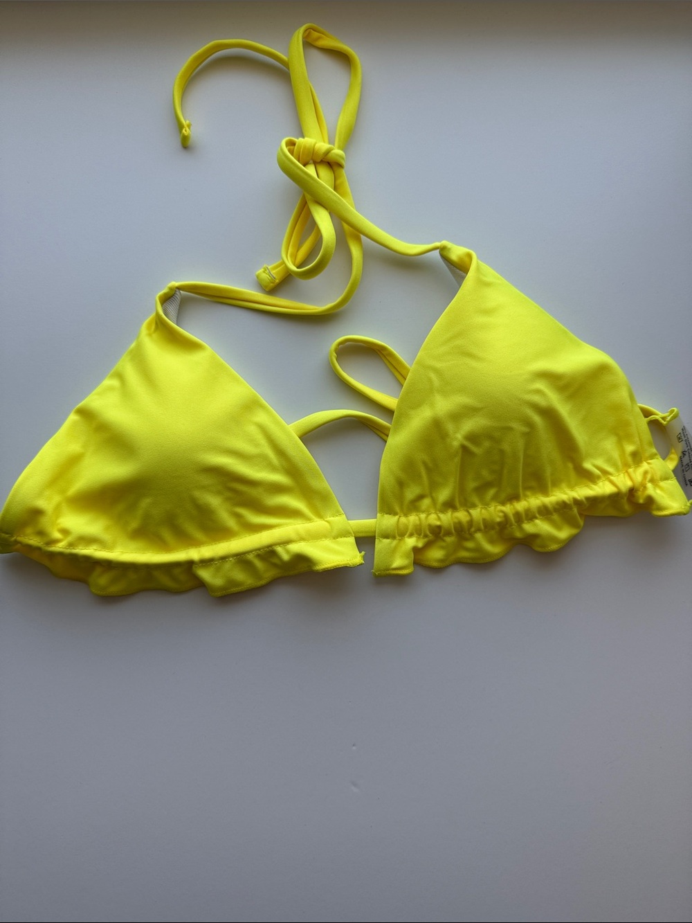Yellow Bikini Top
